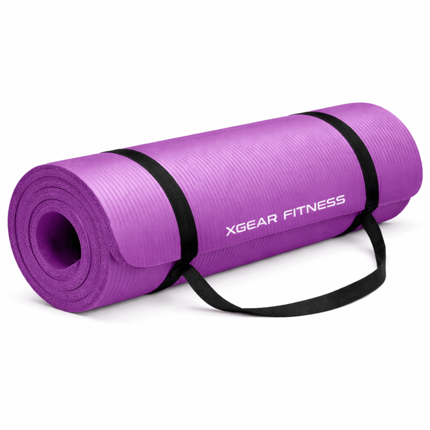 XGear Fitness Thick Travel Yoga Mat with Carrying Strap Jupiter Gear Home