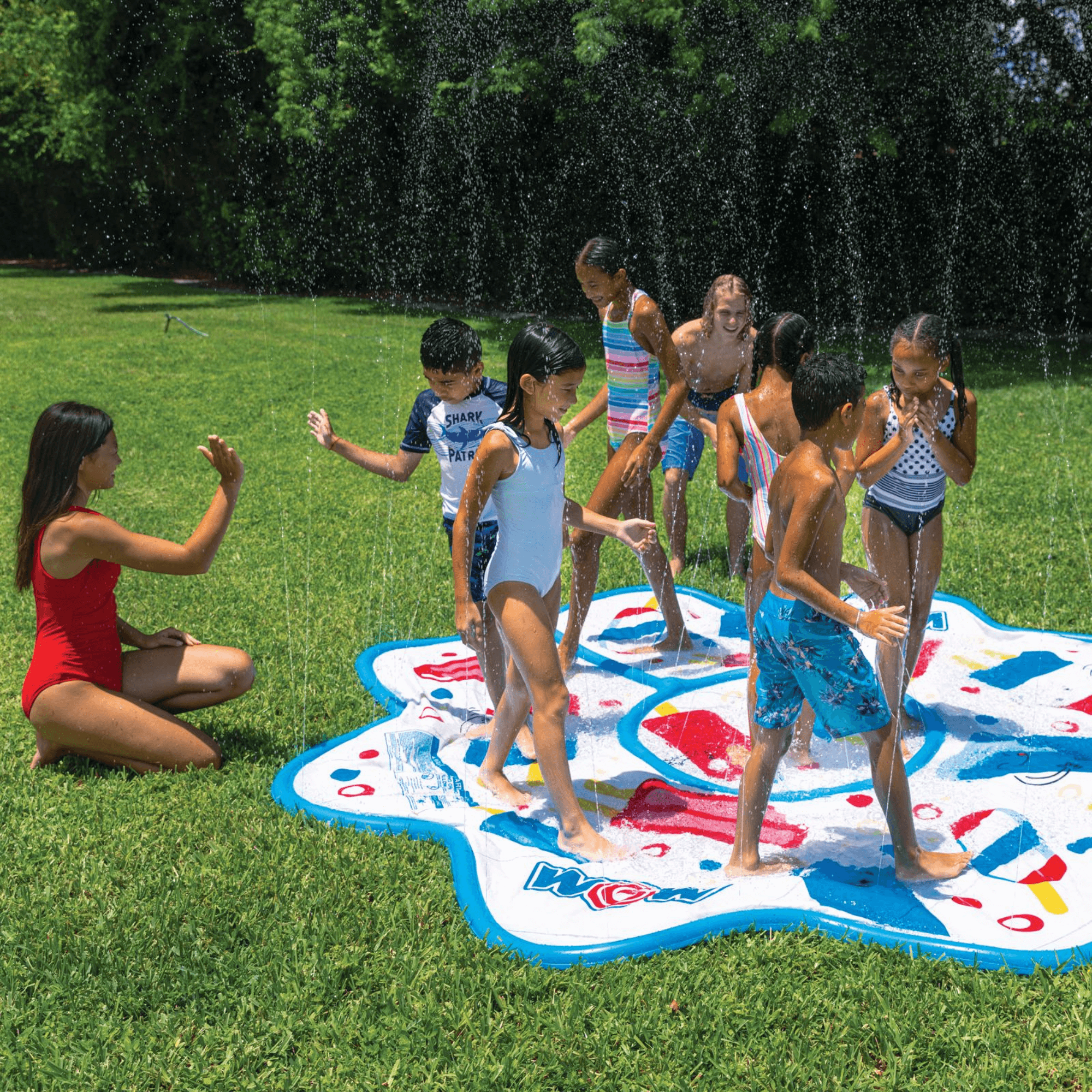 WOW Watersports Popsicle 10ft Octagonal Spray Pad, Connects to Standard Hose Jupiter Gear Home