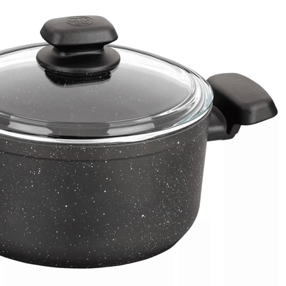 Korkmaz Ornella Aluminum 8L Non-Stick Casserole Dish with Lid Jupiter Gear Home