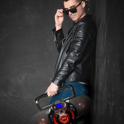 Emerson Portable Stereo Bluetooth Boombox Jupiter Gear Home