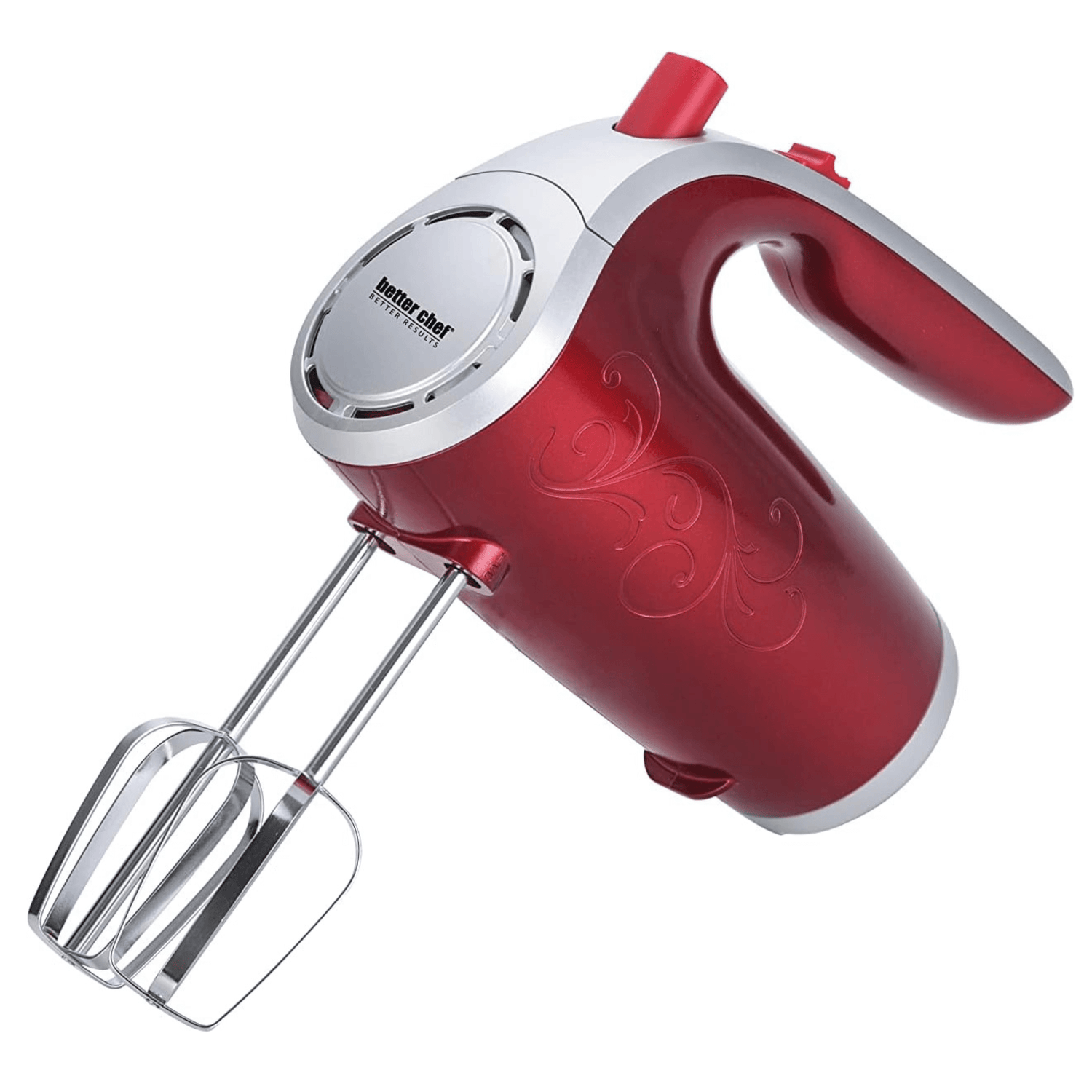 Better Chef 5-Speed 150W Hand Mixer with Silver Accents and Storage Clip Jupiter Gear Home