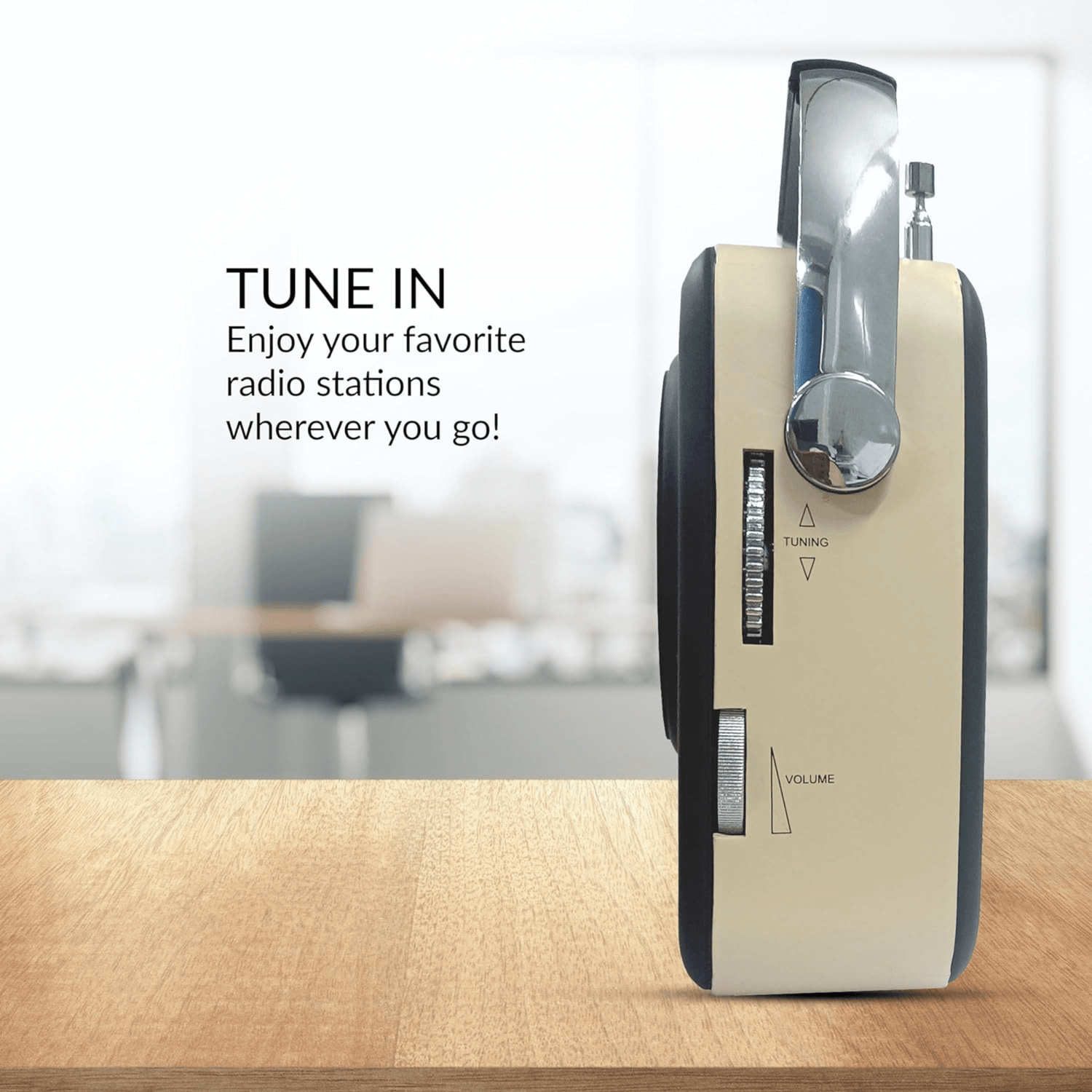 Supersonic Multi-Function Bluetooth Retro Speaker with Rechargeable Battery Jupiter Gear Home