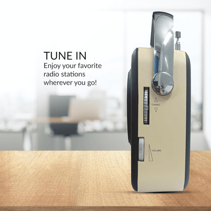 Supersonic Multi-Function Bluetooth Retro Speaker with Rechargeable Battery Jupiter Gear Home