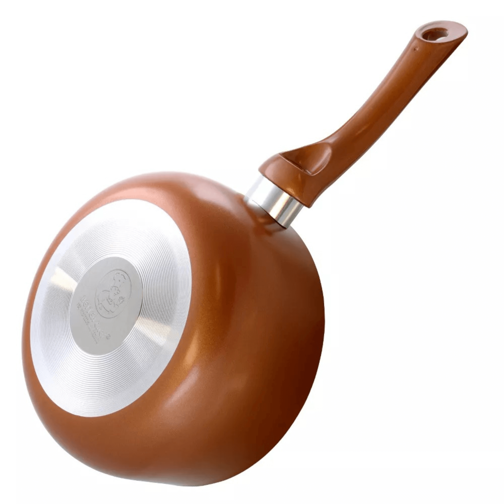 Better Chef 1.5Qt Ceramic-Coated Copper-Tone Saucepan with Glass Lid Jupiter Gear Home