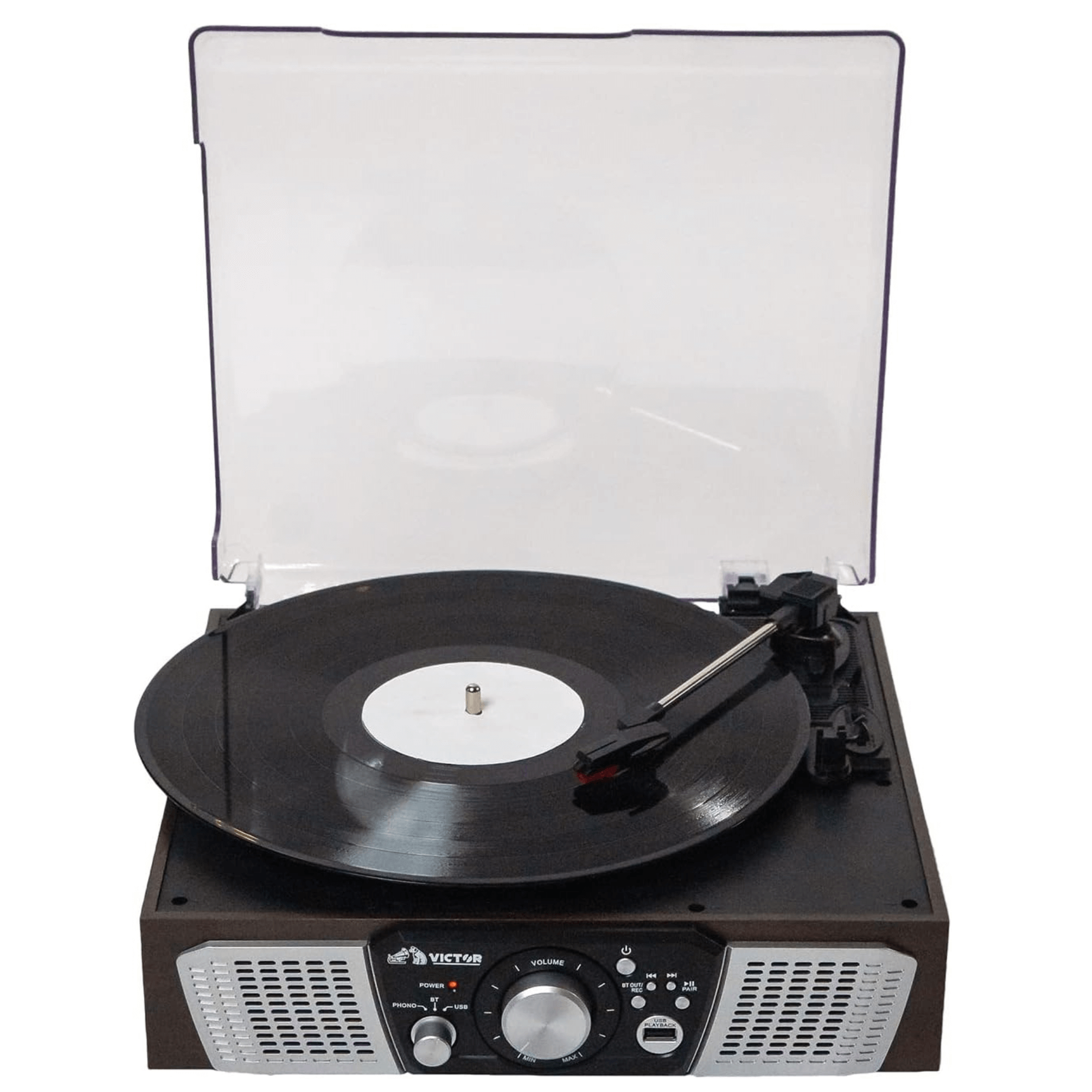 Victor Lakeshore 5-in-1 Hybrid BT Turntable System Espresso - Refurbished Jupiter Gear Home