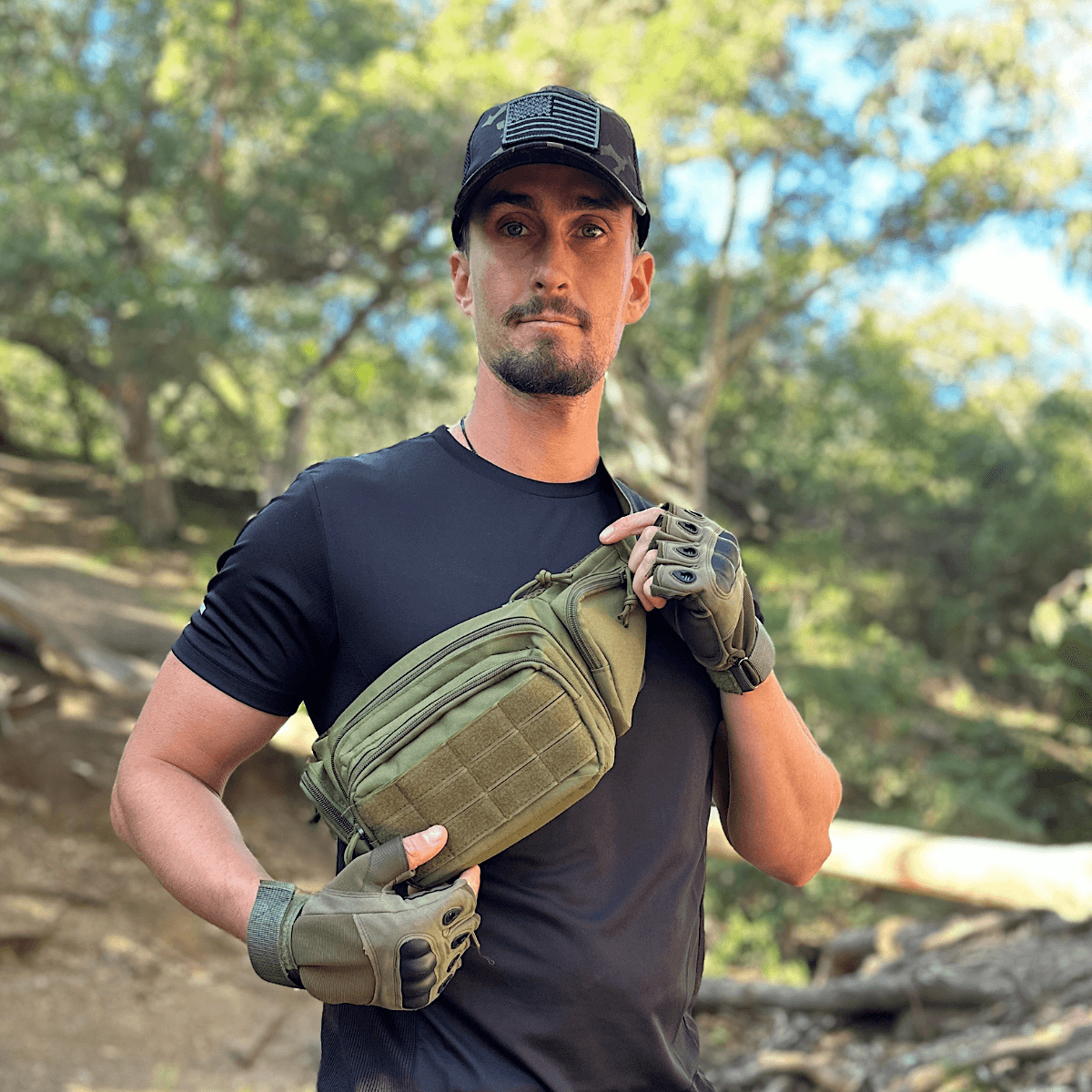 JupiterGear Military-Style Tactical Patch Hat with Adjustable Strap | Breathable &amp; Unisex Jupiter Gear Home