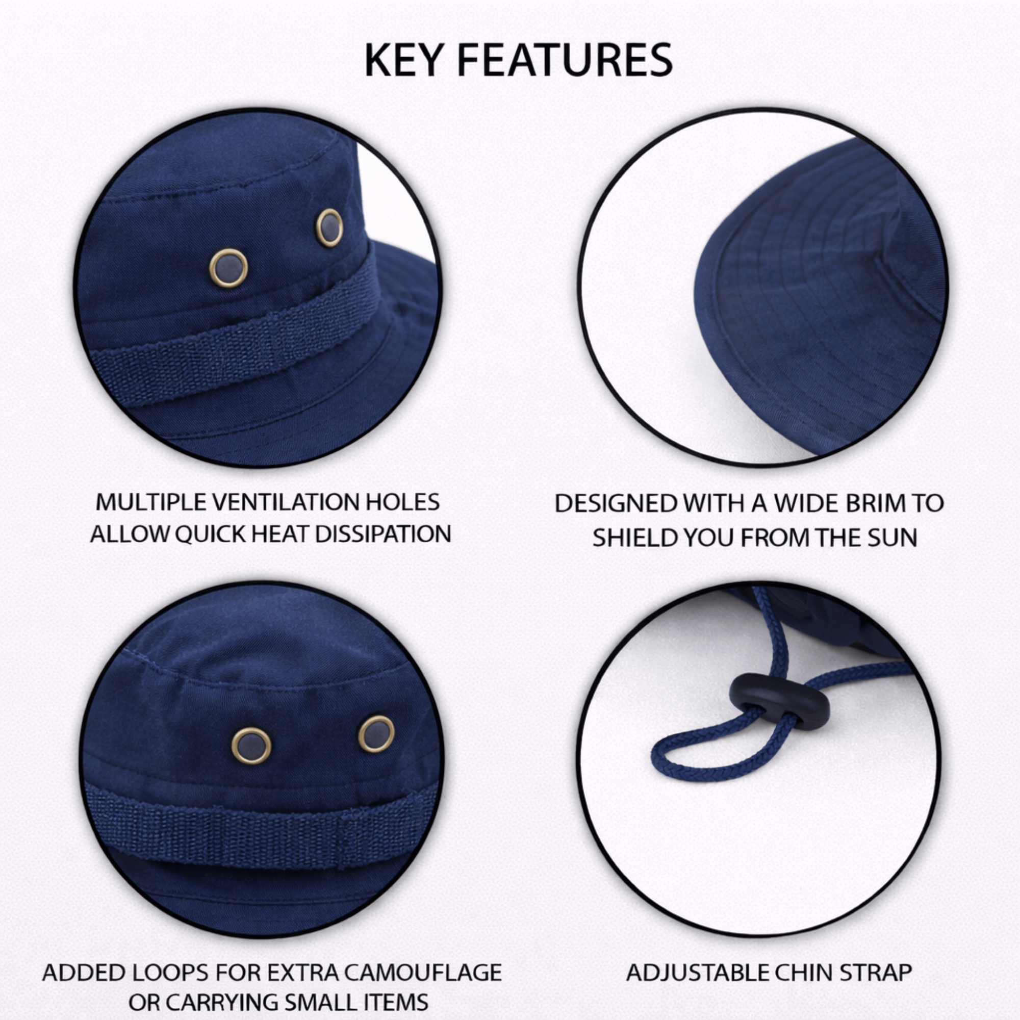 XGear Tactical Wide Brim Boonie Bucket Hat Jupiter Gear Home