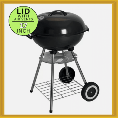 Better Chef 17" Portable Charcoal Barbecue Grill Jupiter Gear Home