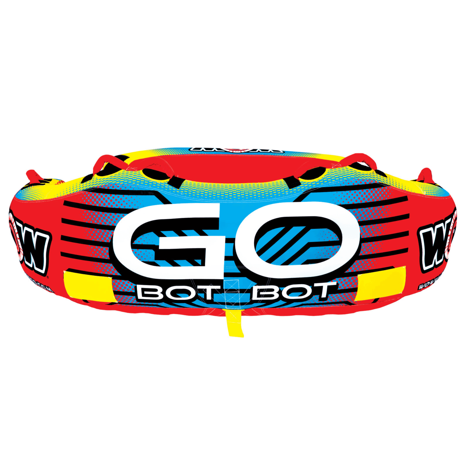WOW Watersports Go Bot Towable Water Tube for 1 to 3 Riders Jupiter Gear Home