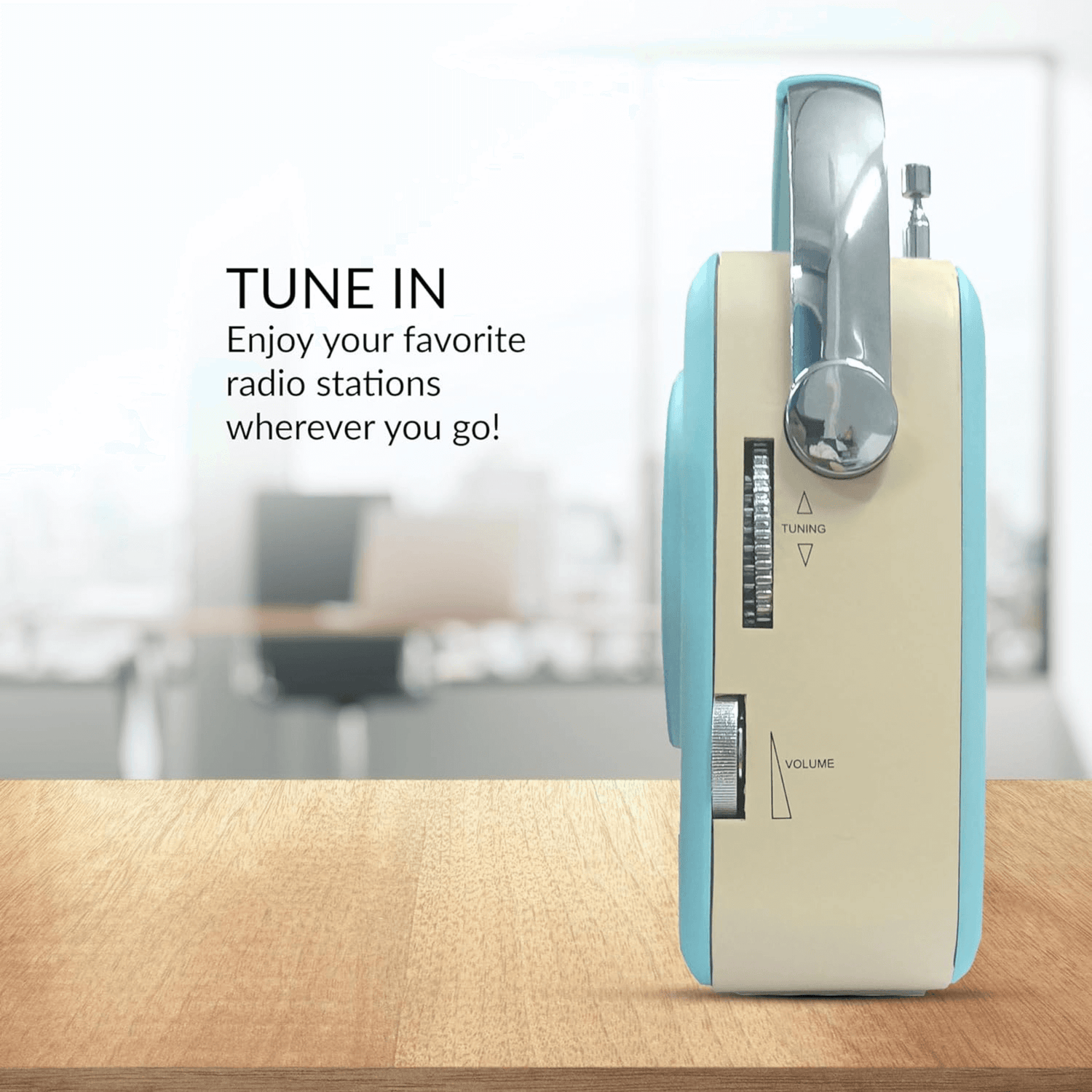 Supersonic Multi-Function Bluetooth Retro Speaker with Rechargeable Battery Jupiter Gear Home
