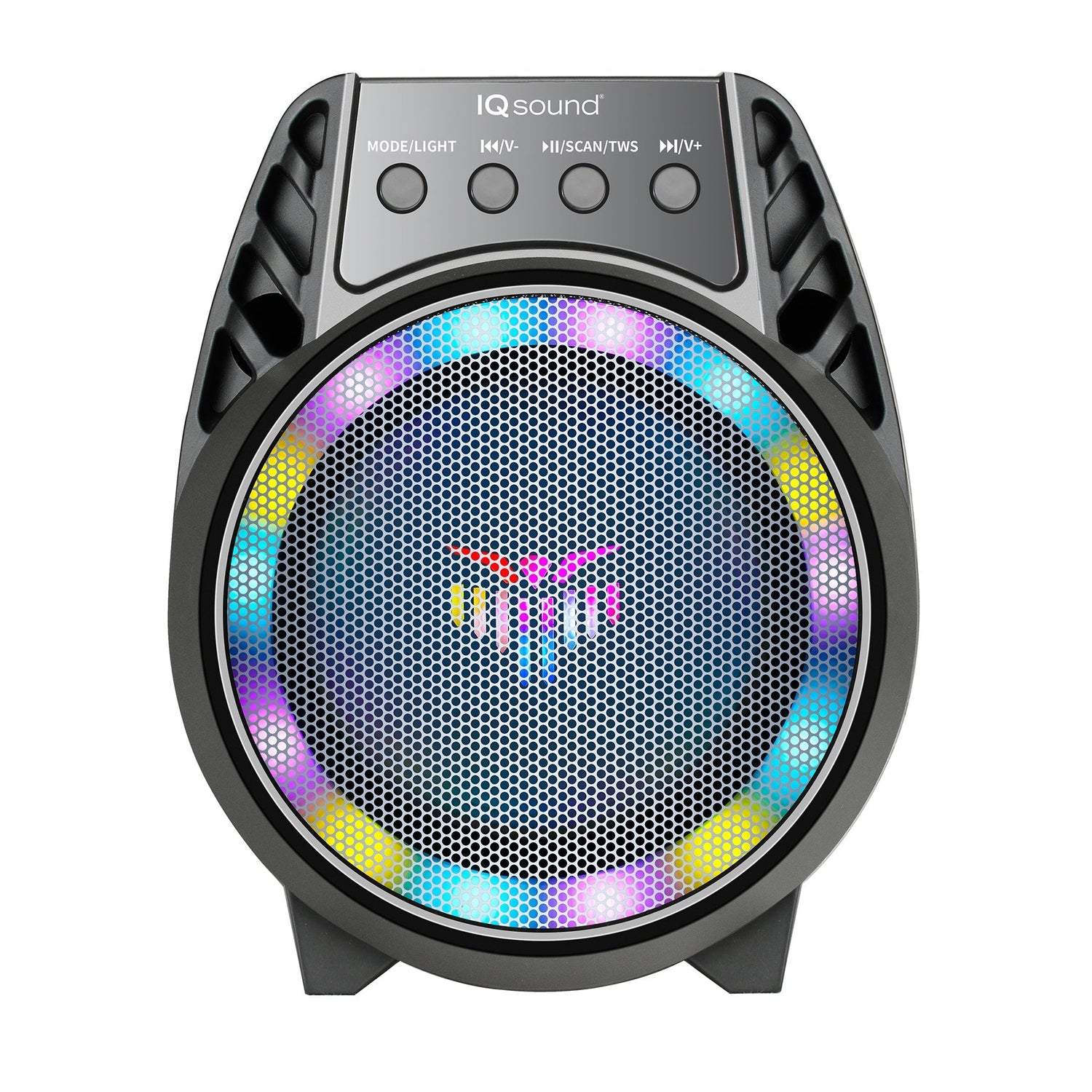 IQ Sound 4" Bluetooth TWS Party Speaker w LED Lights &amp; Multi-Connectivity Jupiter Gear Home