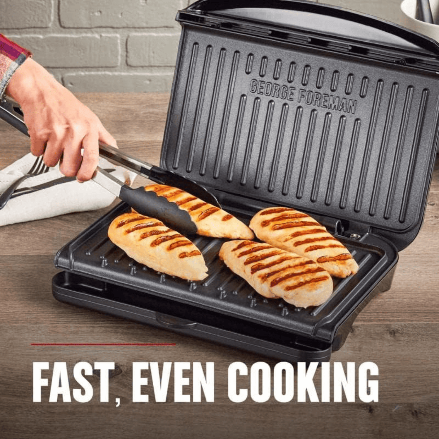 George Foreman 5-Serving Classic Plate Electric Indoor Grill and Panini Press Jupiter Gear Home