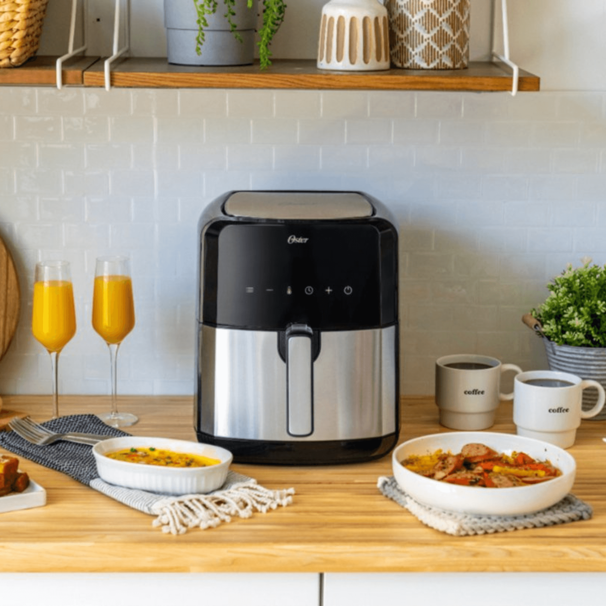 Oster DiamondForce Nonstick XL 5 Quart Digital Air Fryer Jupiter Gear Home