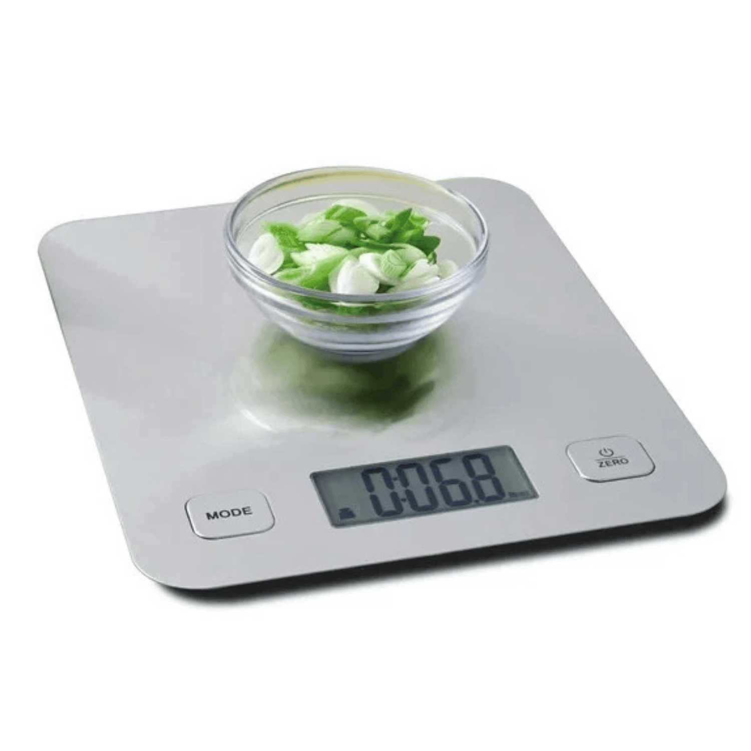 Mainstays Stainless Steel Digital Battery-Powered Kitchen Scale Jupiter Gear Home
