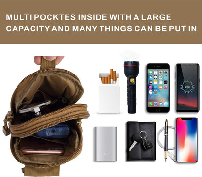 JupiterGear Tactical MOLLE Military Pouch Waist Bag for Hiking, Running and Outdoor Activities Jupiter Gear Home