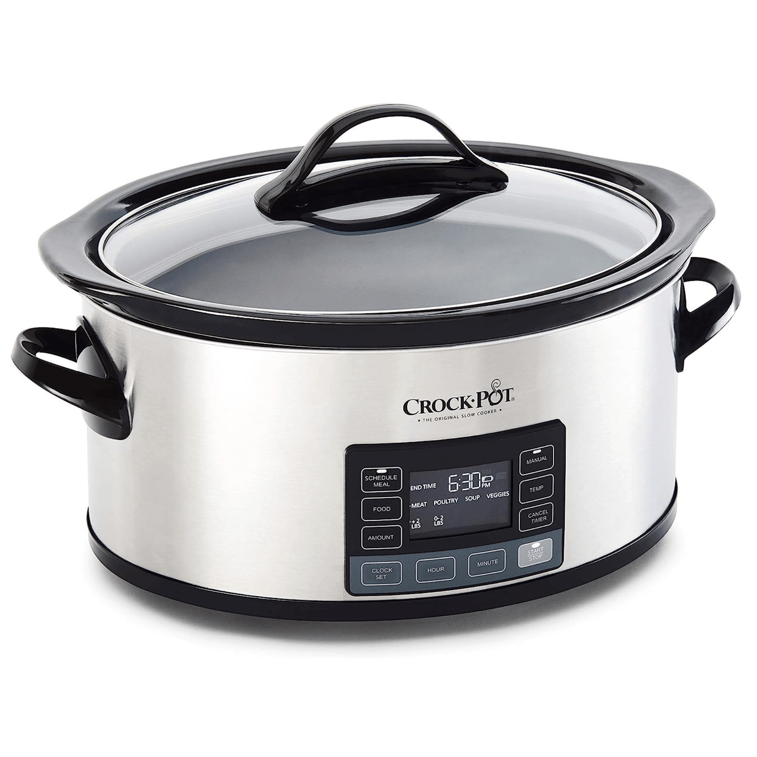Crockpot 6-Quart My Time Digital Programmable Slow Cooker and Food Warmer Jupiter Gear Home