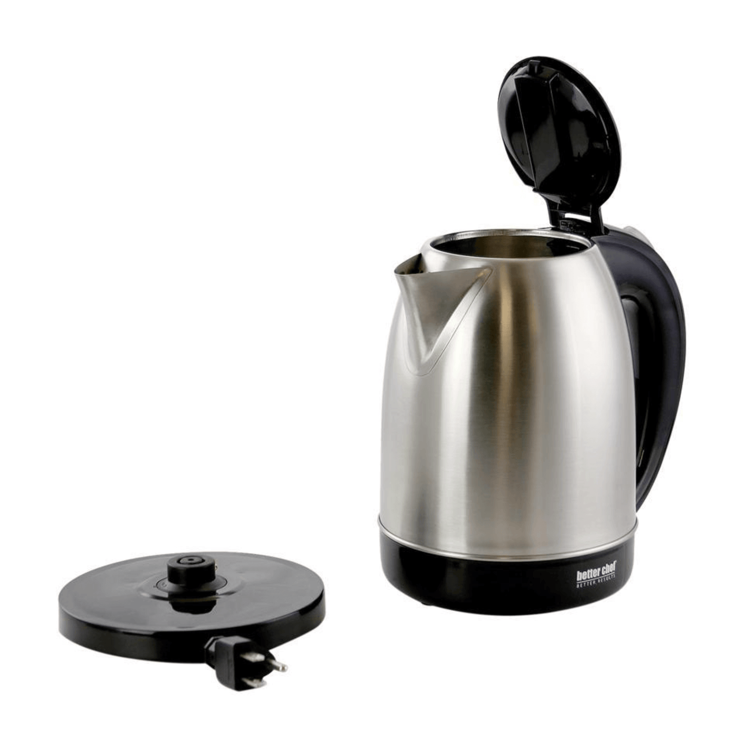 Better Chef 1.7L 7.2-Cup Stainless Steel Cordless Electric Kettle Jupiter Gear Home