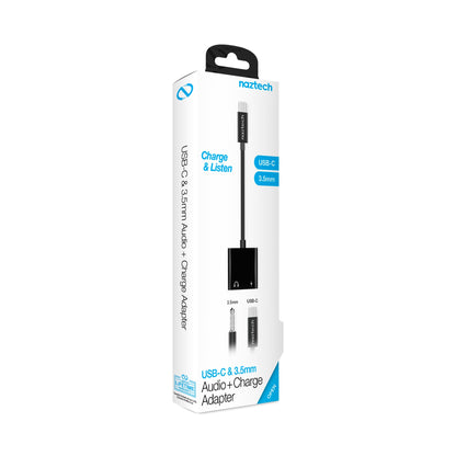 Naztech USB-C and 3.5mm Audio + Charge Adapter Jupiter Gear Home