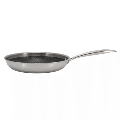 Better Chef 8-Inch 3-Ply Stainless Steel Nonstick Fry Pan with Rolled Edge Jupiter Gear Home