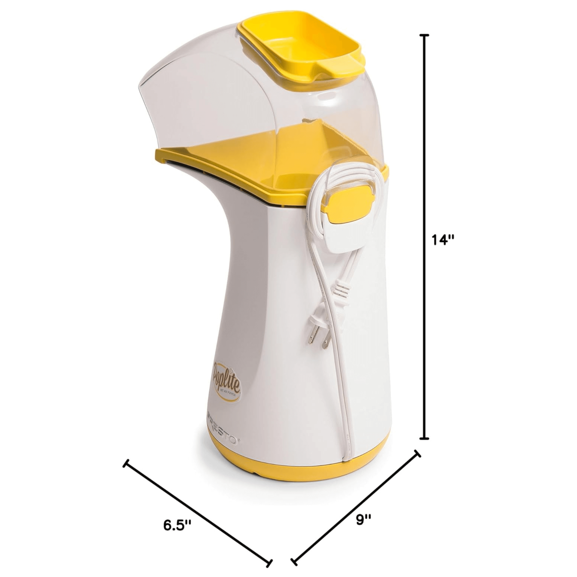 Presto PopLite Hot Air Popcorn Popper Jupiter Gear Home