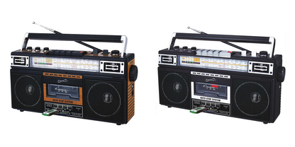 Supersonic 4 Band Bluetooth Radio &amp; Cassette Player + Cassette To Mp3 Converter Jupiter Gear Home