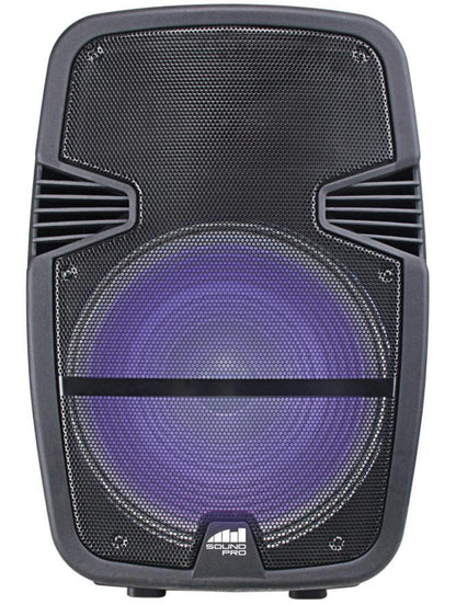 Naxa Portable 15 inch Bluetooth Party Speaker with Disco Light &amp; Stand Jupiter Gear Home