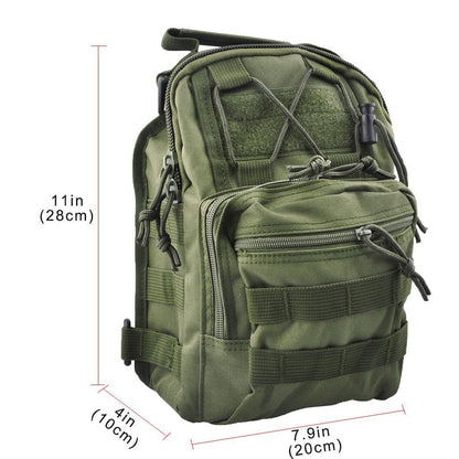 JupiterGear Tactical Military Sling Backpack Shoulder Bag Molle Outdoor Daypack Backpack with Adjustable Strap Jupiter Gear Home