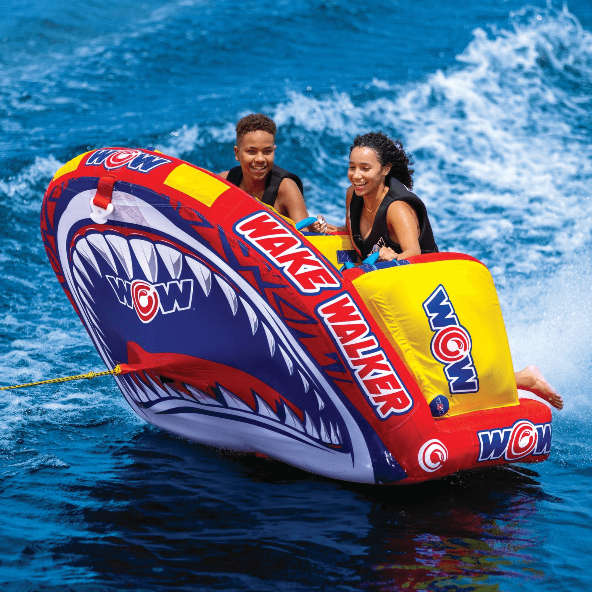 WOW Watersports Wake Walker 2-Person Towable with Tow Points Jupiter Gear Home