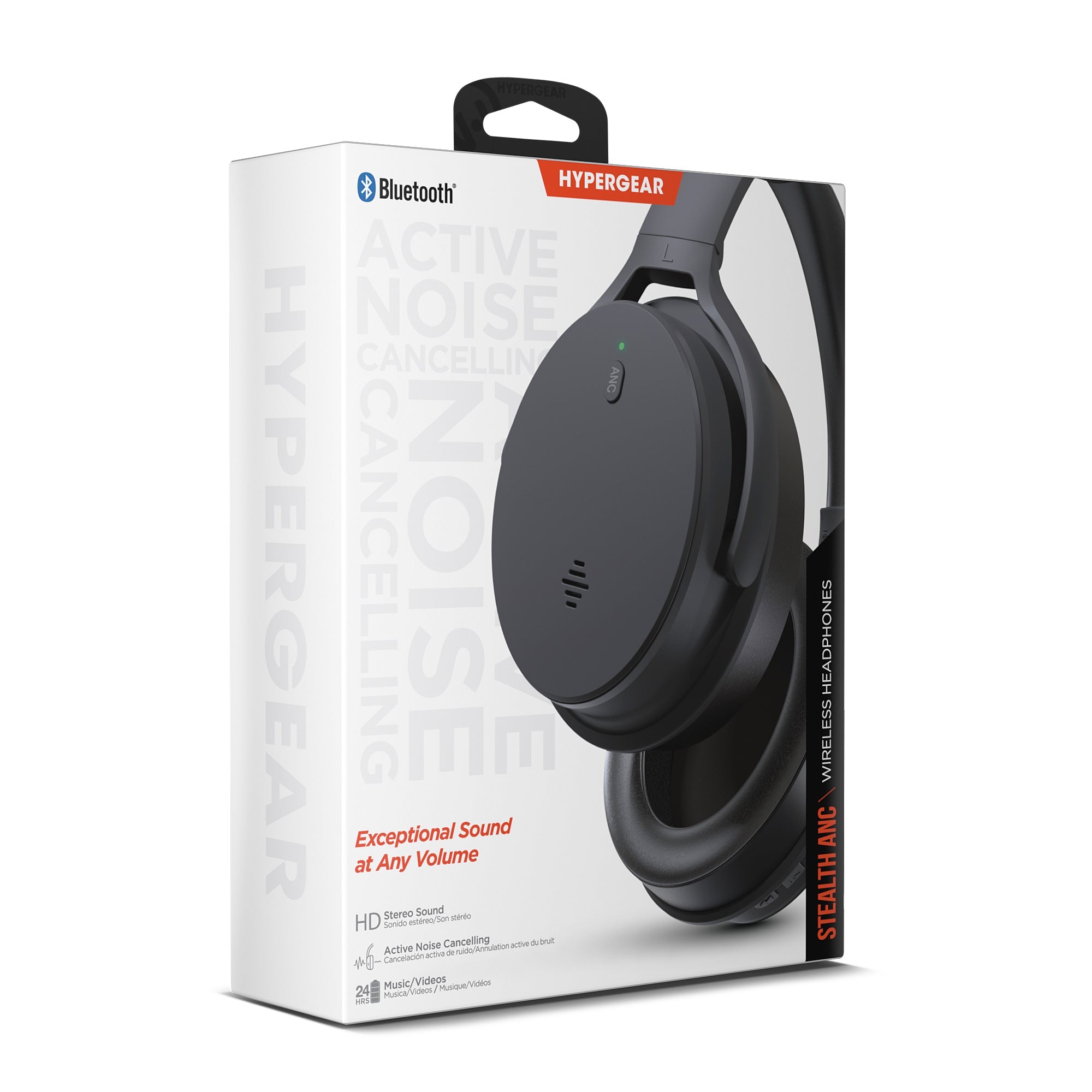 HyperGear Stealth ANC Wireless Headphones with Dynamic Bass Feature Jupiter Gear Home