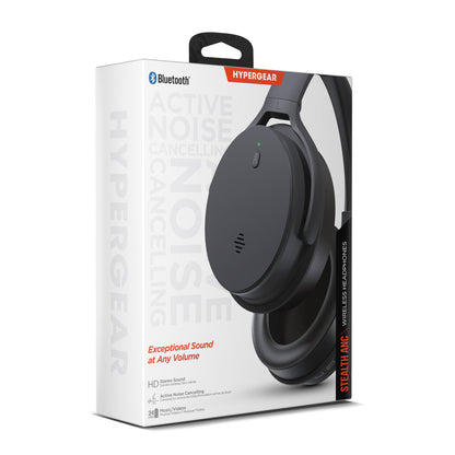 HyperGear Stealth ANC Wireless Headphones with Dynamic Bass Feature Jupiter Gear Home