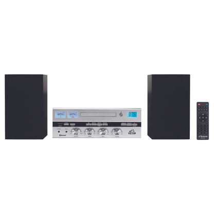 Victor Milwaukee II Desktop Bluetooth CD Stereo System Jupiter Gear Home