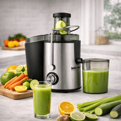 Better Chef 400W Large Feed Juice Extractor Jupiter Gear Home