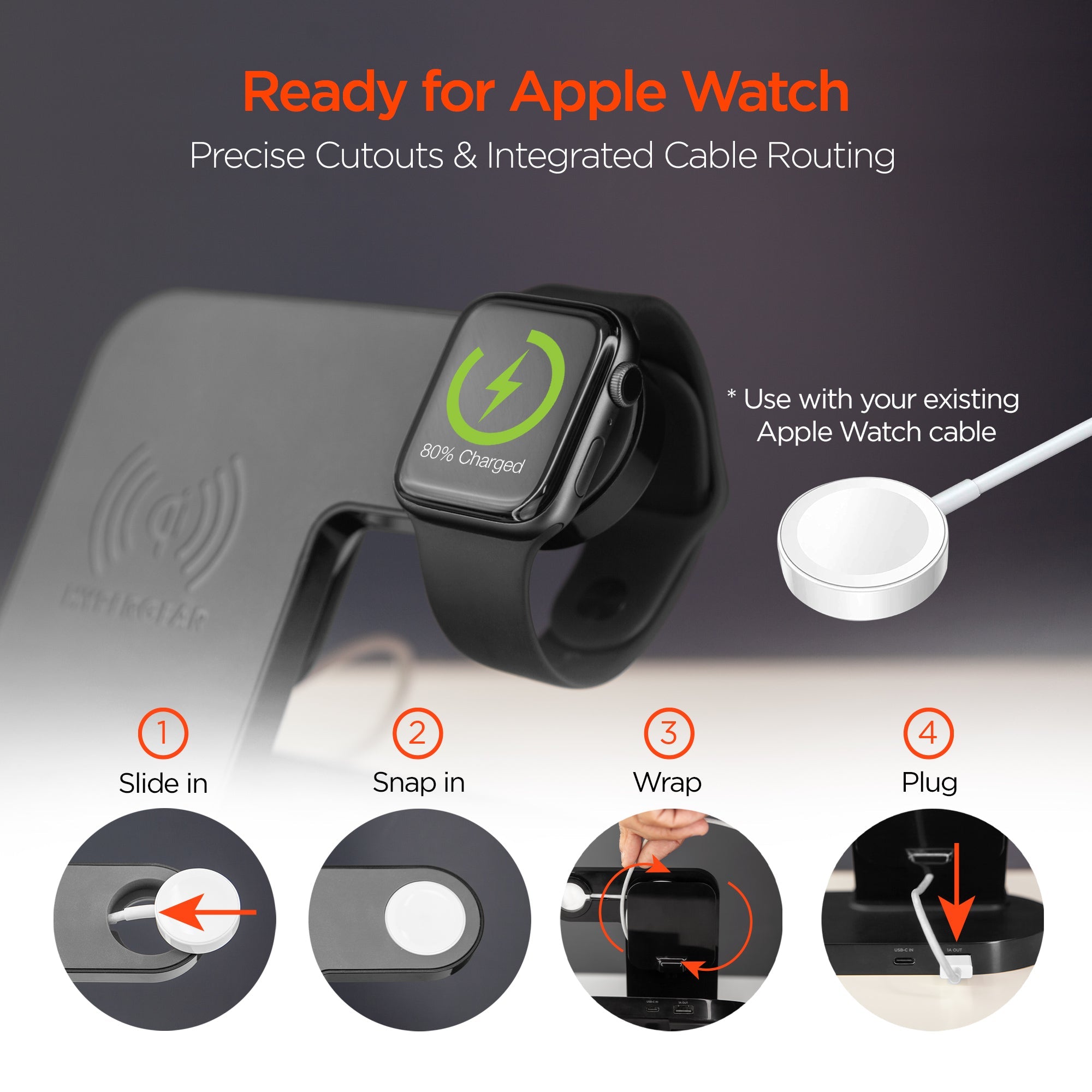 HyperGear 3-in-1 Wireless Charging Dock Jupiter Gear Home
