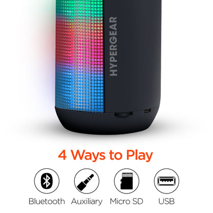 HyperGear Rave Mini Wireless LED Speaker Jupiter Gear Home