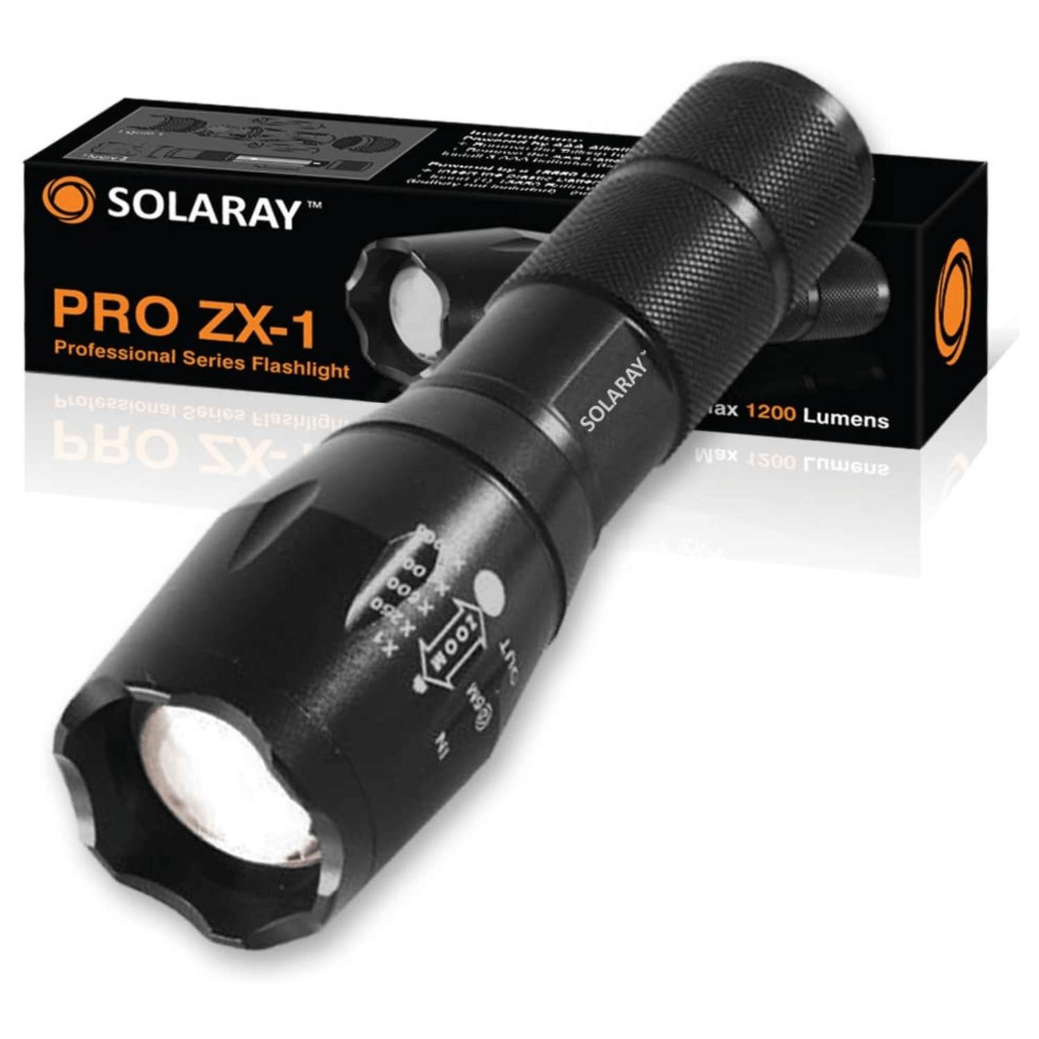 Solaray ZX-1 AAA Battery LED Flashlight Jupiter Gear Home