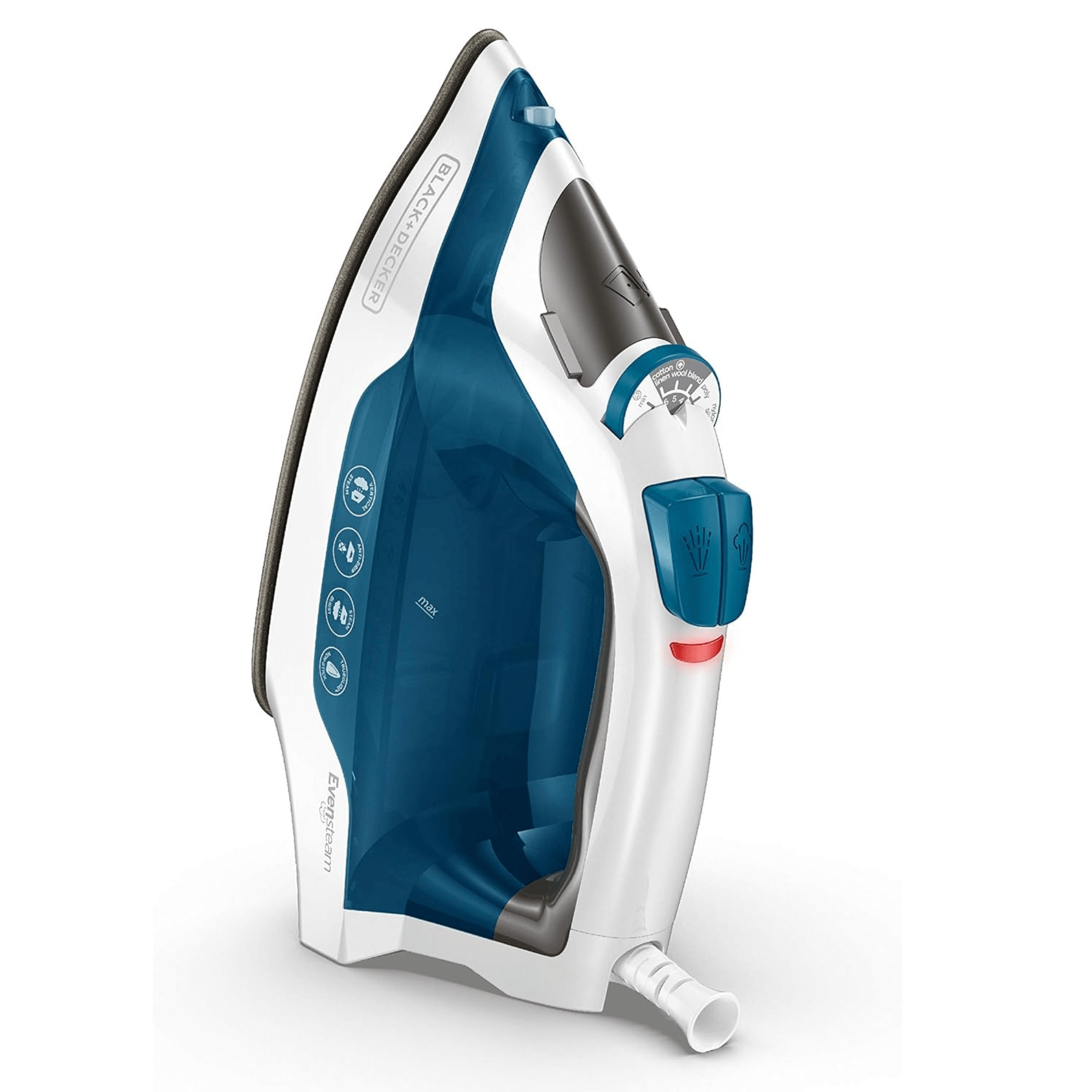 Black &amp; Decker Easy Steam TrueGlide Nonstick SmartSteam Compact Iron - REFURBISHED Jupiter Gear Home