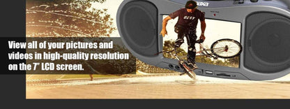 Naxa 7" Bluetooth DVD Boombox Jupiter Gear Home