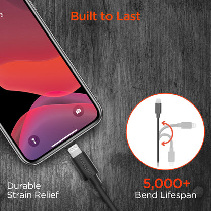 HyperGear USB to Lightning Rounded Cable 4ft Jupiter Gear Home