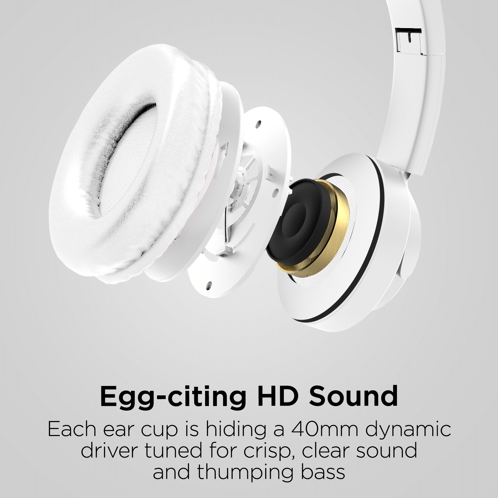 HyperGear Bunny Tracks Wireless Light-Up Headphones Jupiter Gear Home