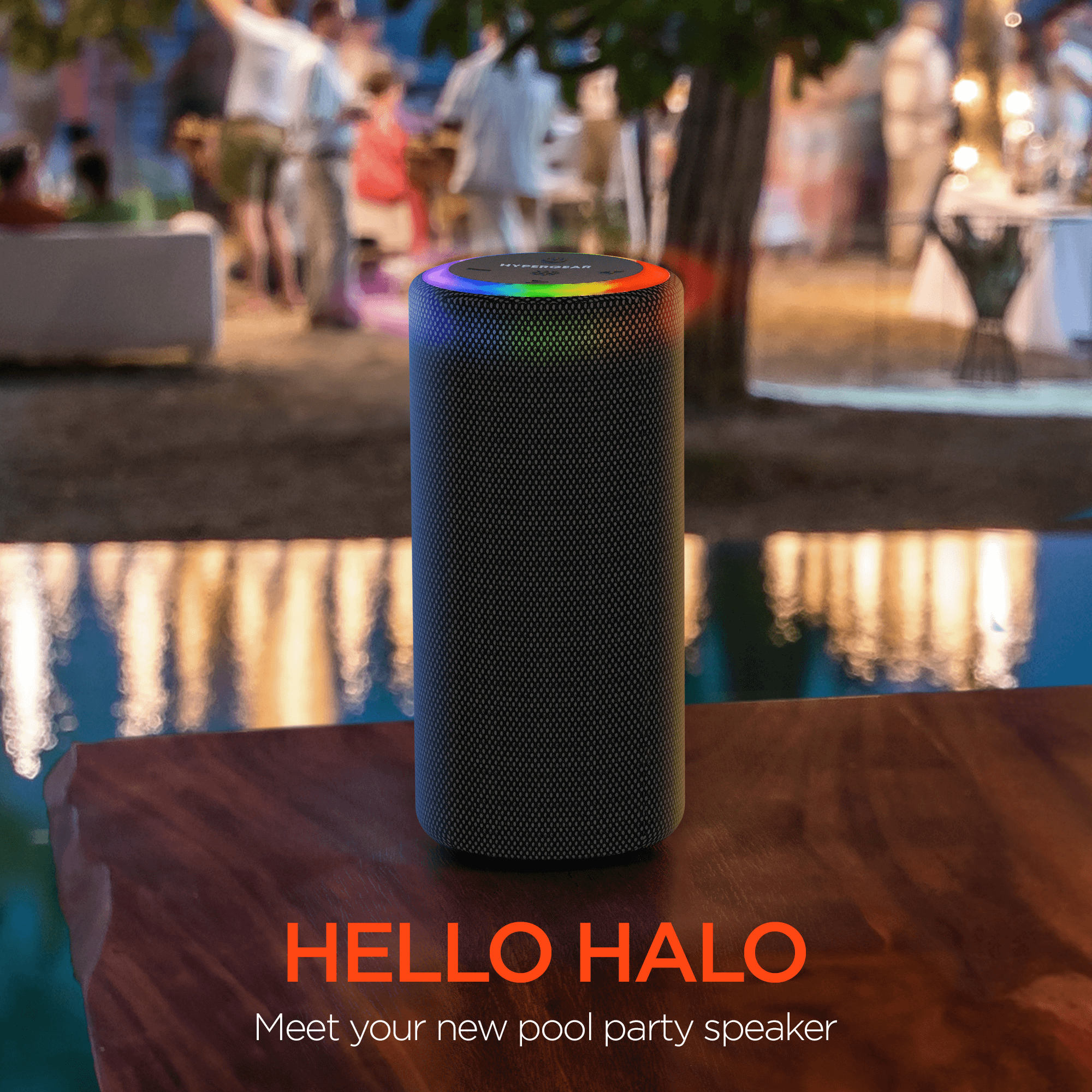 HyperGear Halo XL Wireless LED Speaker Jupiter Gear Home