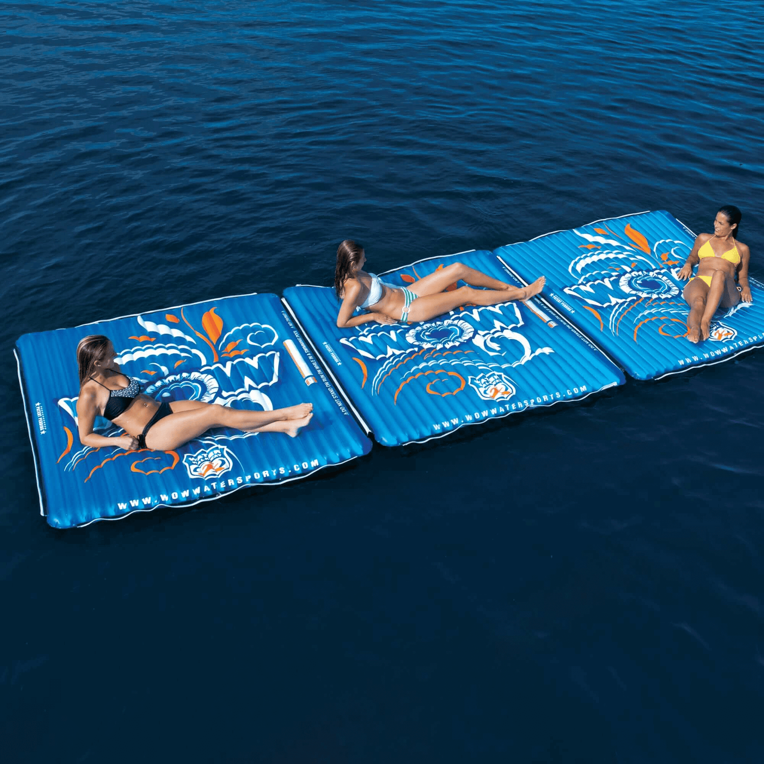 WOW Watersports Water Walkway 6 x 6 Inflatable Walkway with Zippers Jupiter Gear Home
