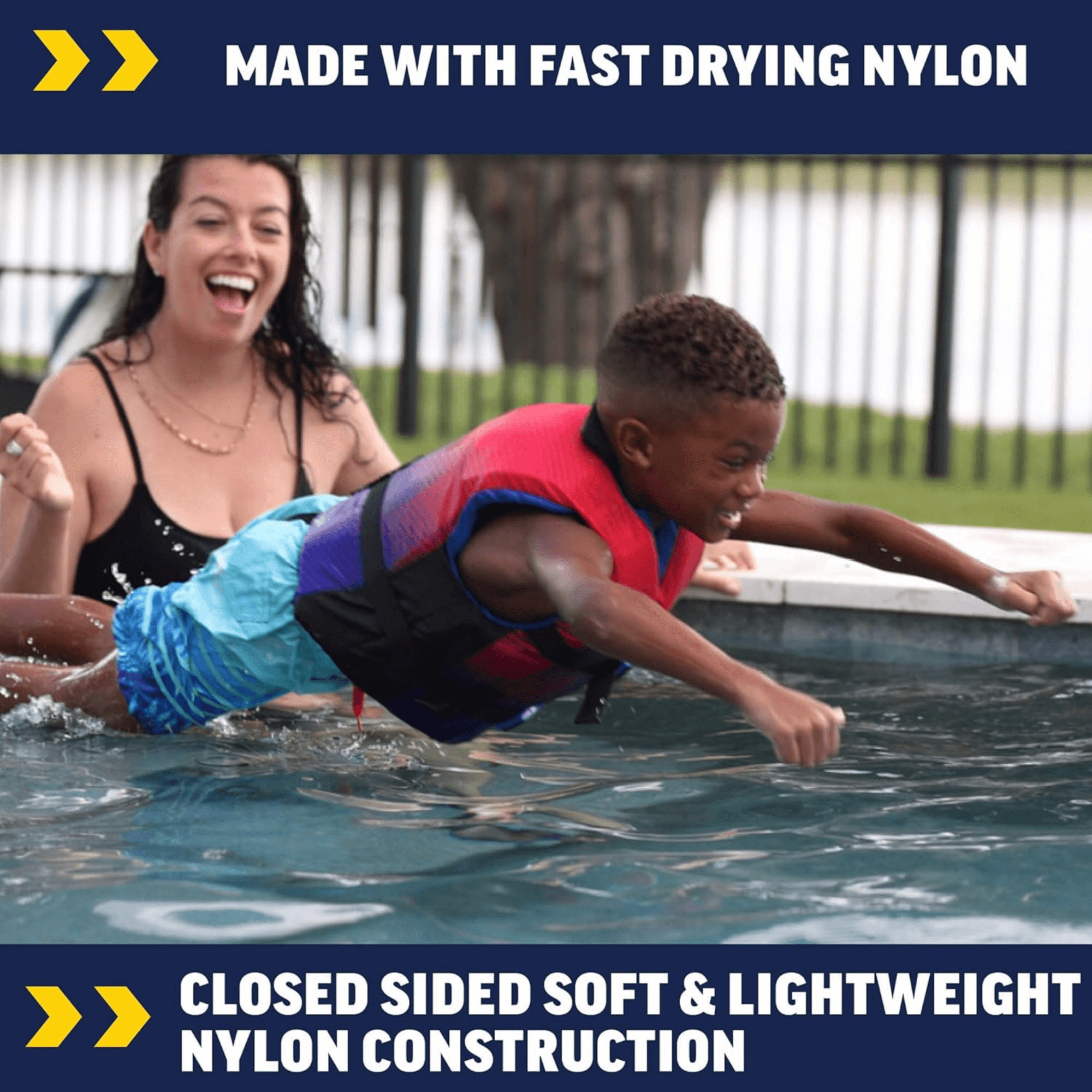 WOW Watersports Vis-Wave Child Life Vest Jupiter Gear Home