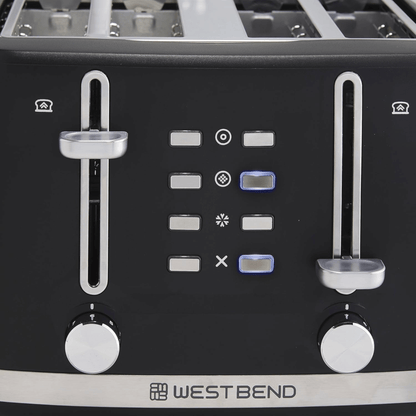 West Bend 4-Slice Multi-Function Toaster with Stainless Accents Jupiter Gear Home