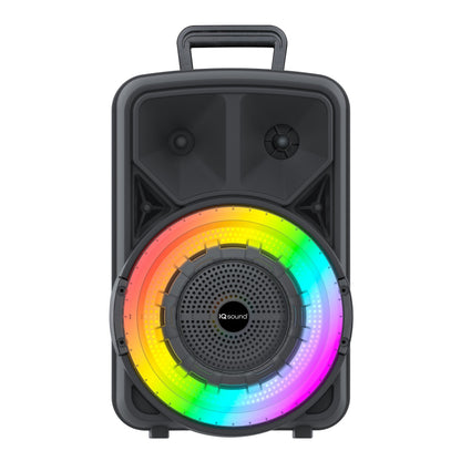 Supersonic Portable Bluetooth 8" Speaker w TWS, FM Radio &amp; Vol-Mic Controls (IQ-5708DJBT) Jupiter Gear Home