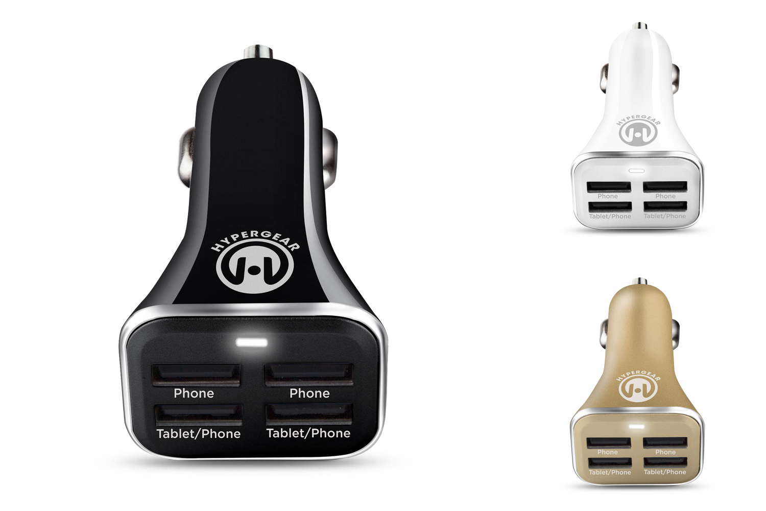 HyperGear Quad USB 6.8A Car Charger Jupiter Gear Home