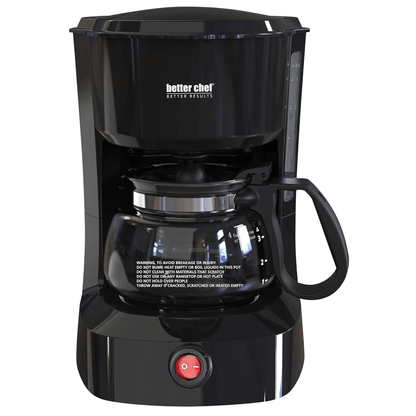 Better Chef 4-Cup Coffeemaker with Grab-A-Cup Feature Jupiter Gear Home