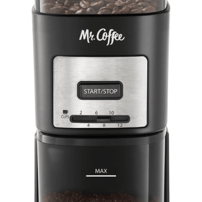 Mr. Coffee Burr Mill Large-Capacity Automatic Coffee Grinder with 12 Custom Grinders Jupiter Gear Home