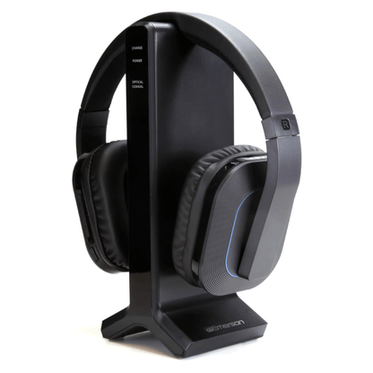 Emerson 2.4G Wireless TV Headset with High-Definition Audio and Charging Stand Jupiter Gear Home