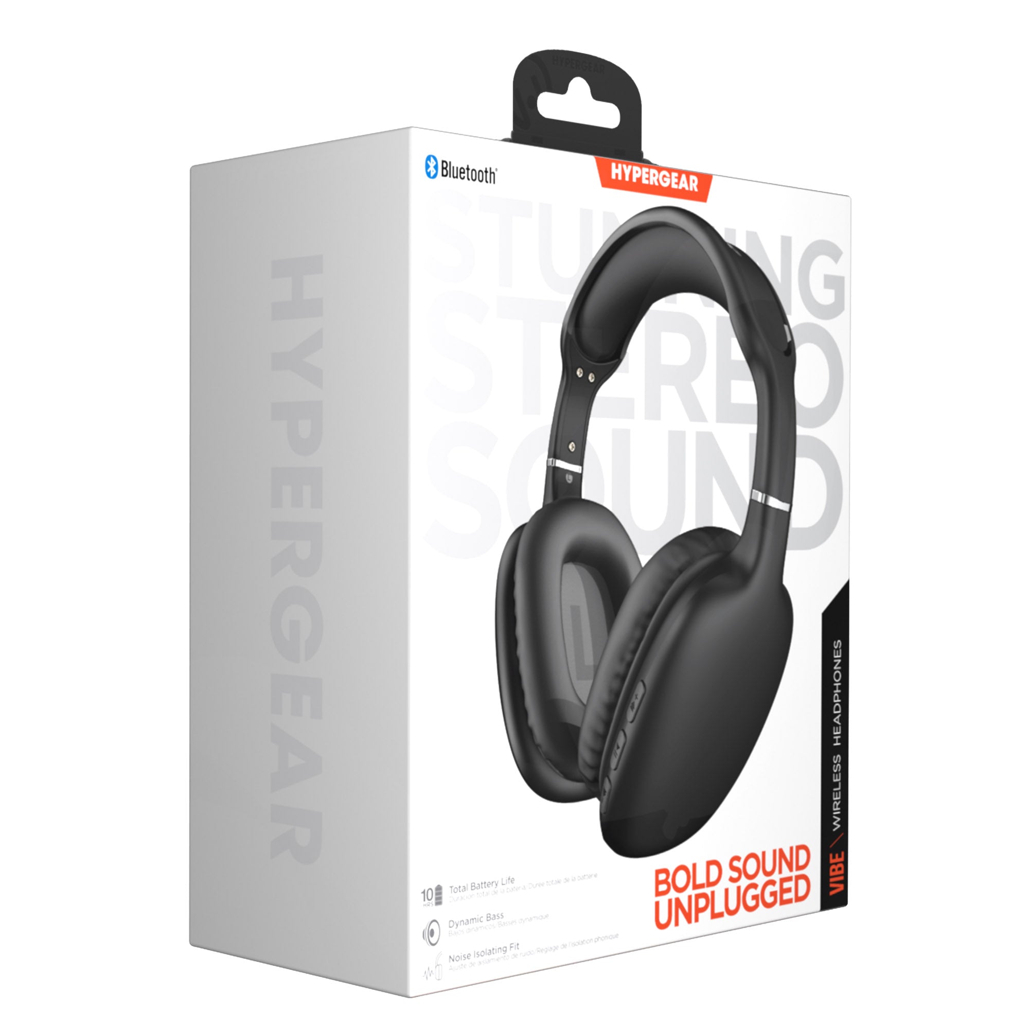 HyperGear VIBE Wireless Bluetooth Headphones w Extended Battery Life Jupiter Gear Home