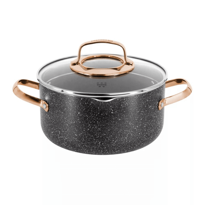 Korkmaz Galaksi 7 Piece Non Stick Aluminum Cookware Set Jupiter Gear Home